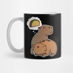 Capybara hungry for tacos Mug